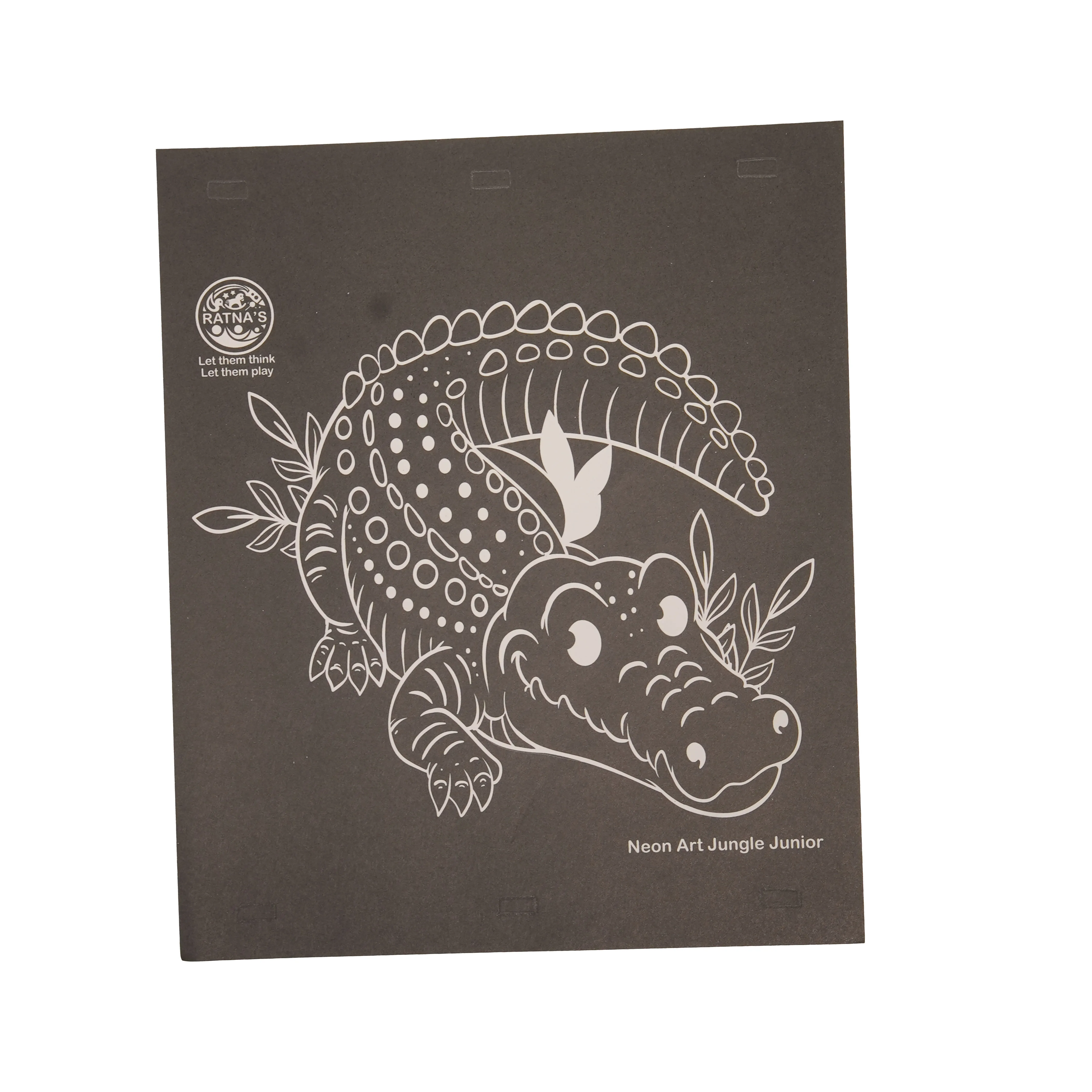 Neon Art Jungle Junior DIY Scratch Art Kit for Kids � STEAM Creative Drawing Set - Image 4