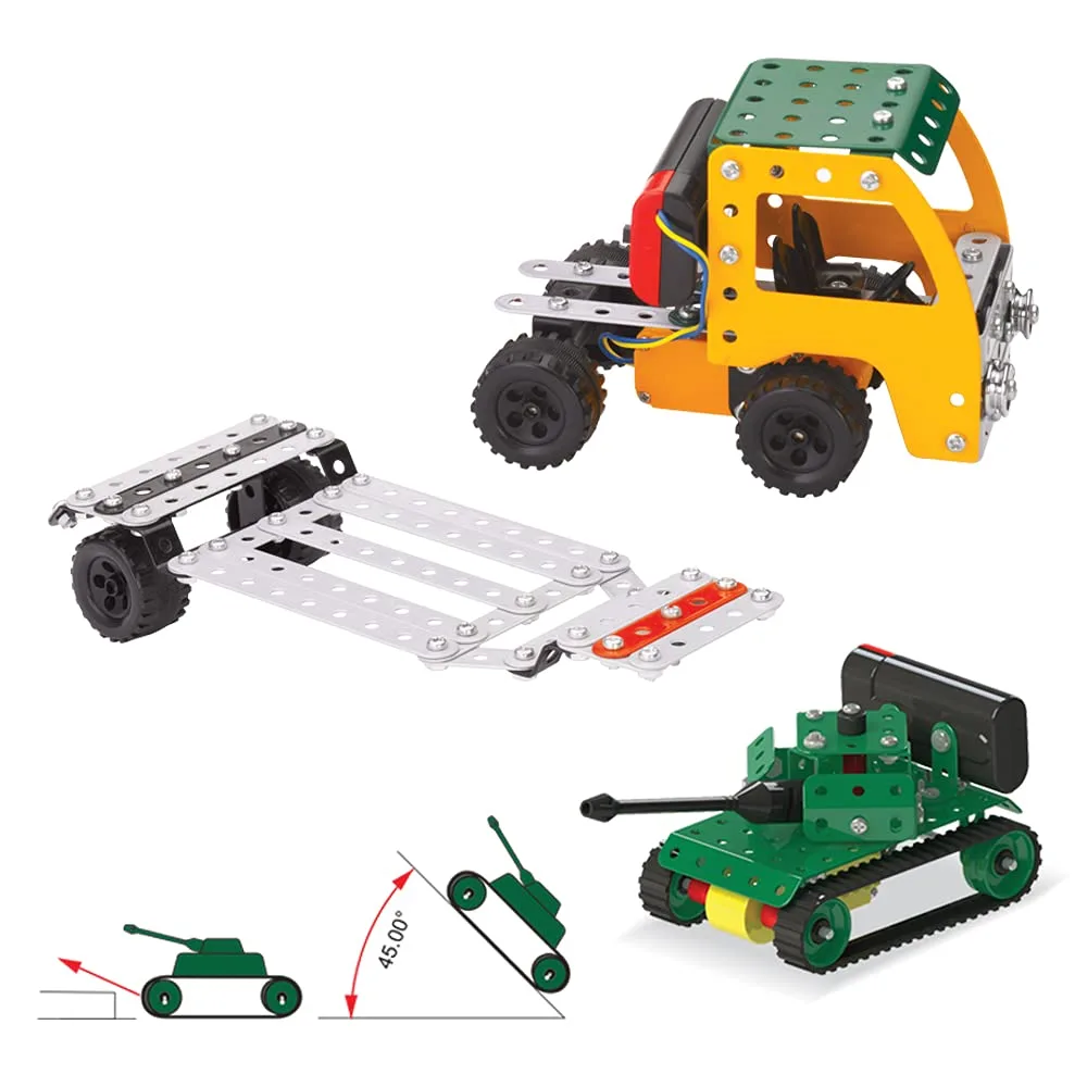 MECHANIX - BATTLE STATION | 8+ Years | STEM DIY Building Kit | 95 Pieces | Build 9 Models - Image 3