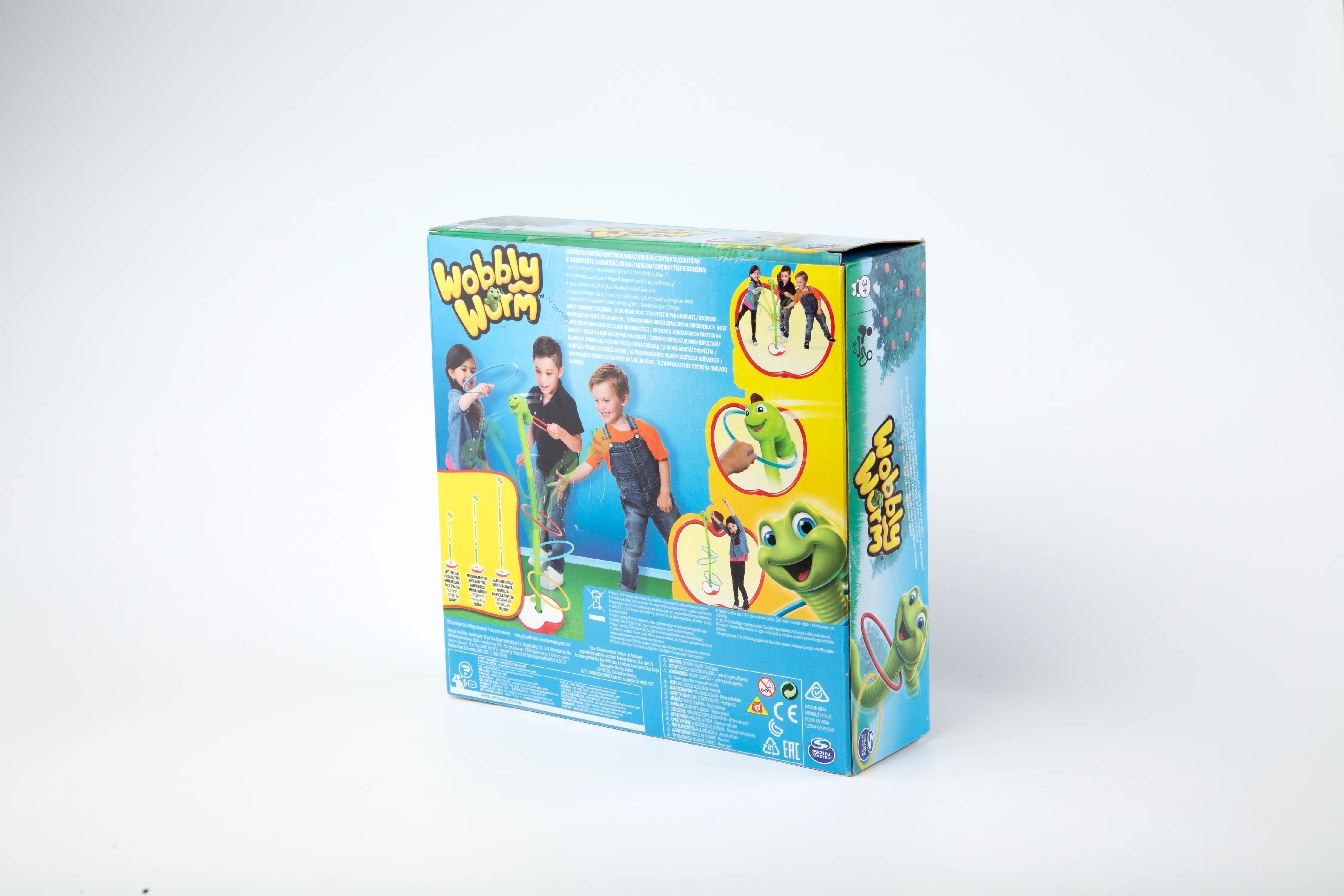 Wobbly Worm Ring Toss Game for Kids | Active Outdoor Game | Lazy Turtle - Image 2