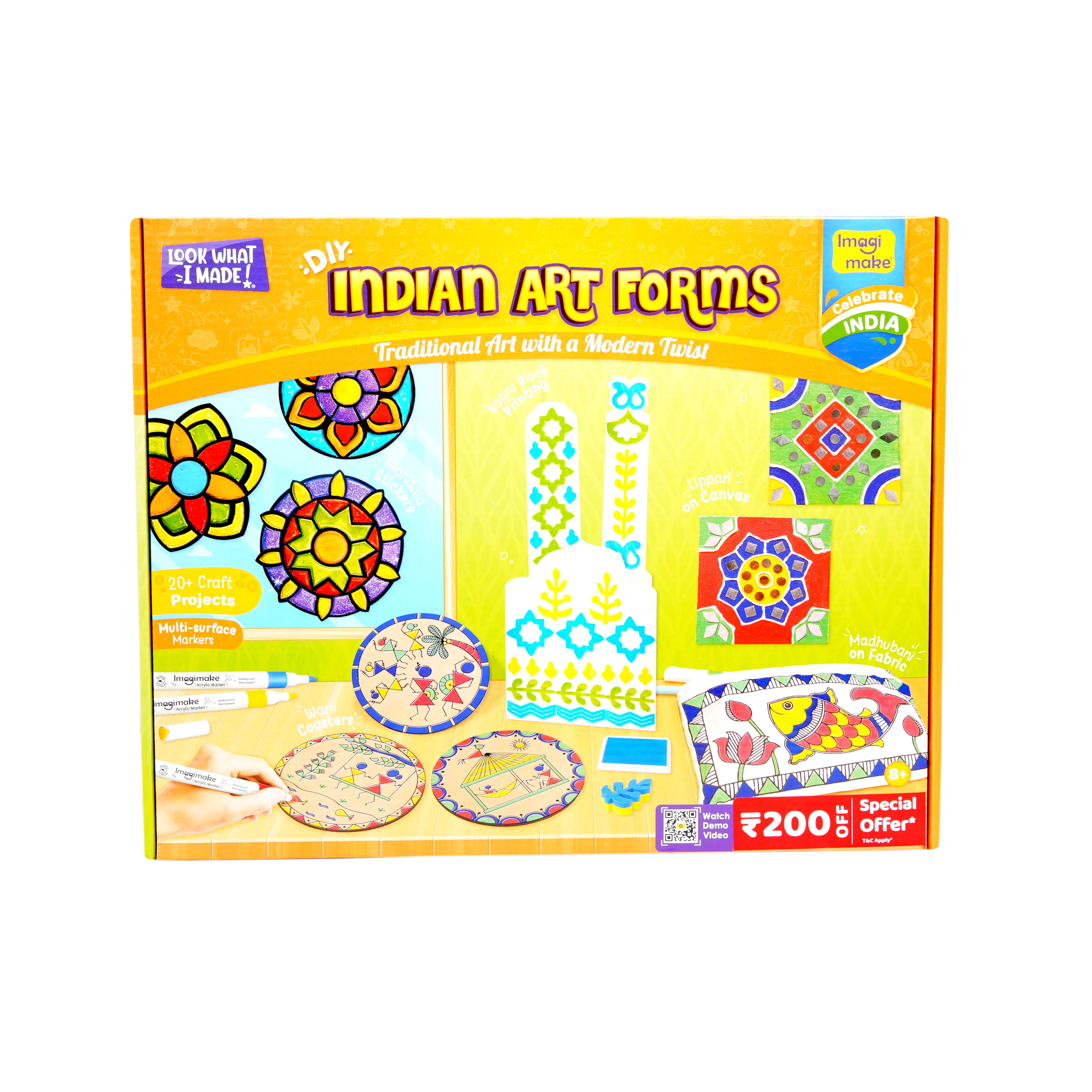 DIY Indian Art Forms � Traditional Art & Craft Kit - Image 1