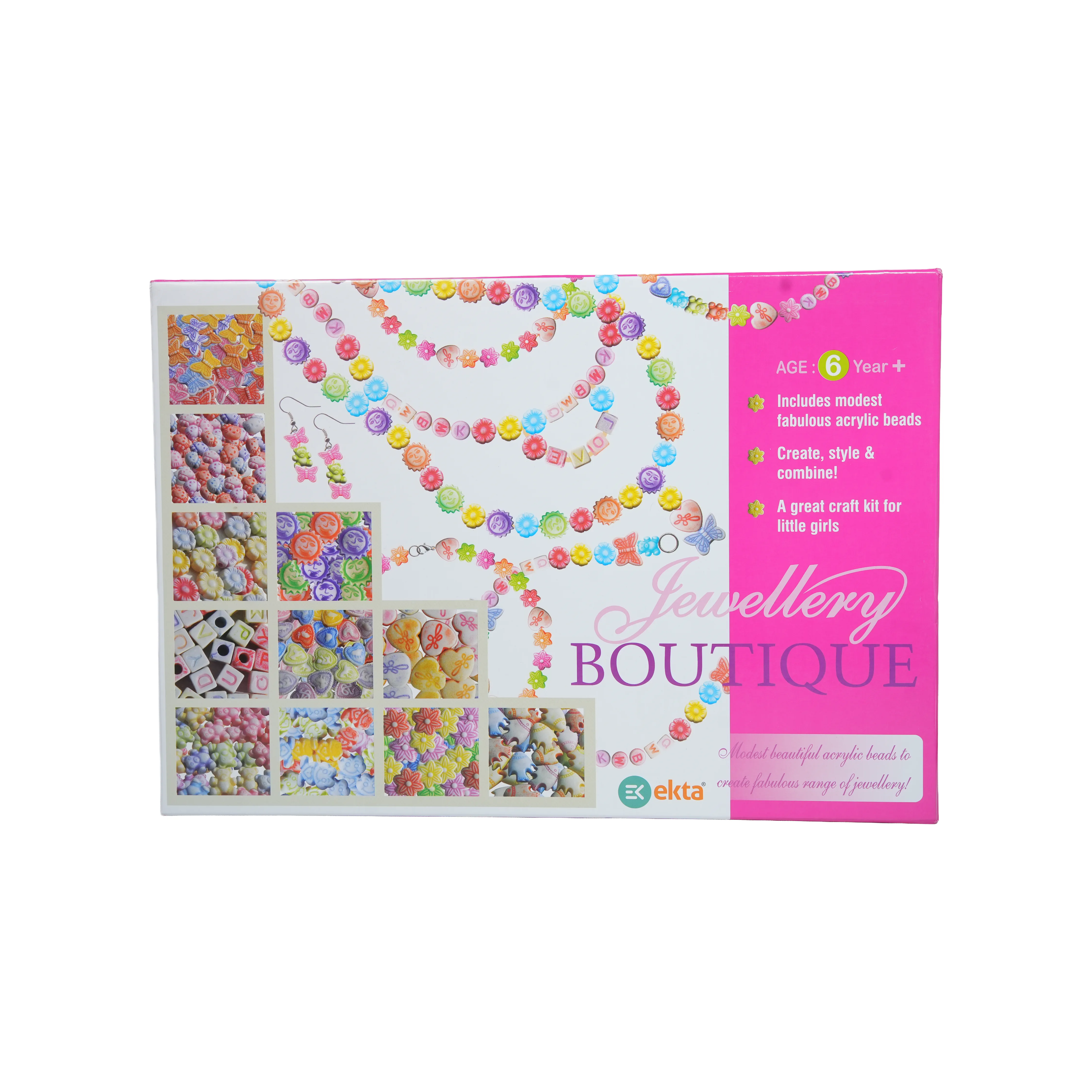Jewellery Boutique DIY Beads Craft Kit for Kids - Image 1