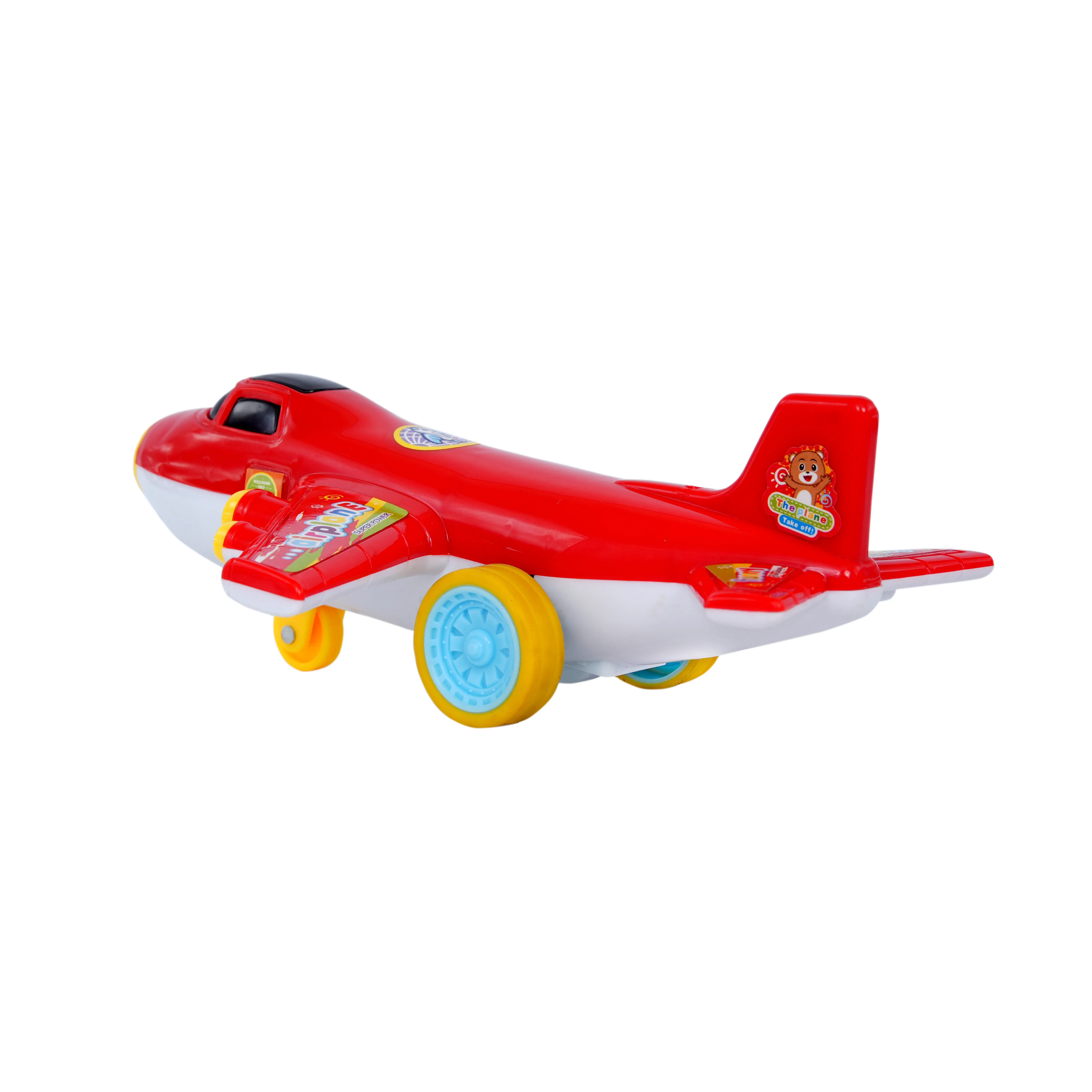 Kids Toy Aeroplane with Rolling Wheels - Image 2