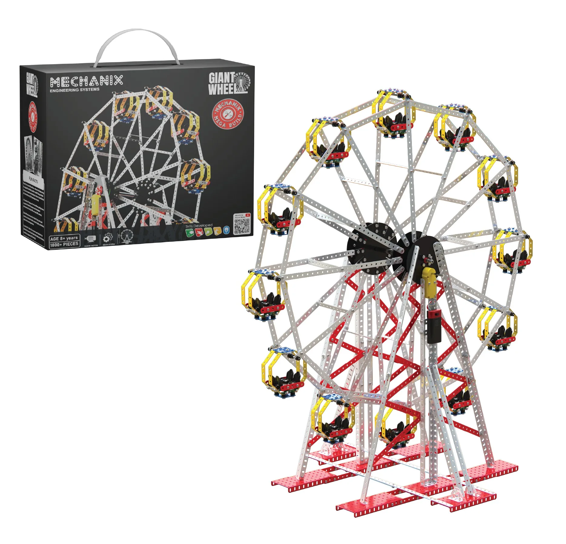 MECHANIX - GIANT WHEEL | 8+ Years | STEM DIY Building Kit | Pieces | Build Models - Image 3