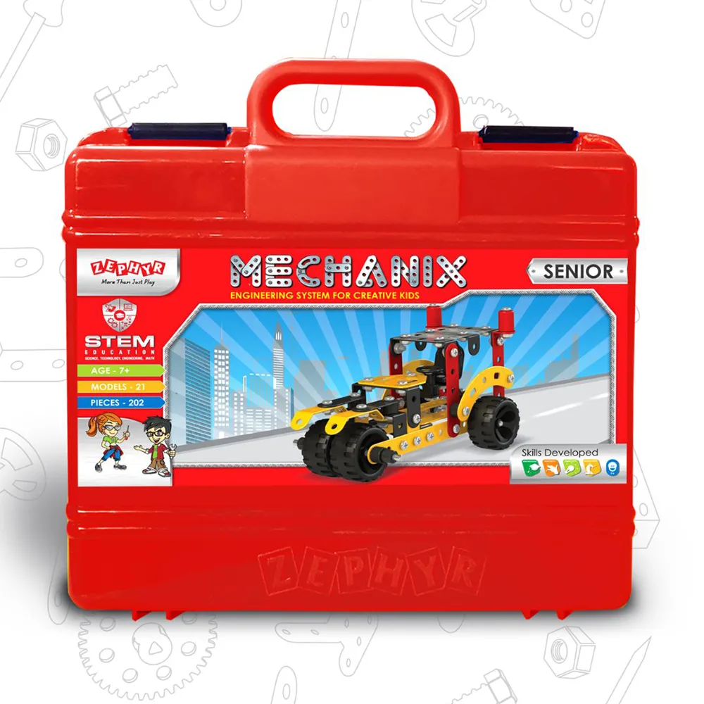 MECHANIX - SENIOR (Smart Bag) | 7+ Years | STEM DIY Building Kit | 202 Pieces | Build 21 Models - Image 2
