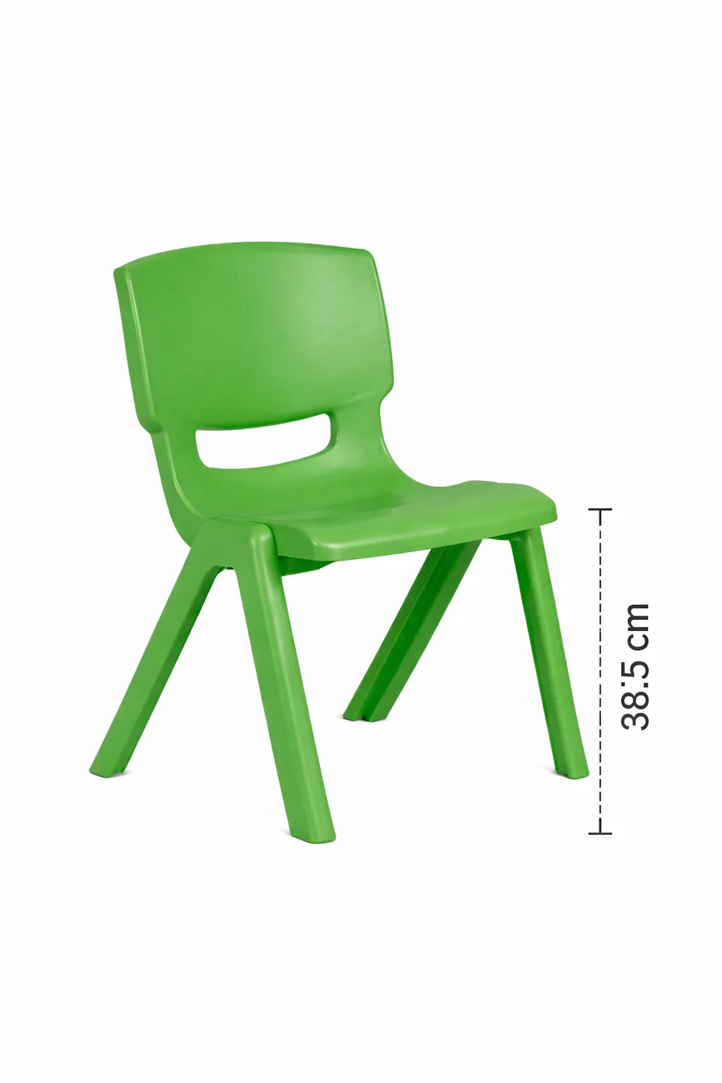 Kids Plastic Chair � Green | Lightweight & Durable Children Chair (38.5 cm) - Image 1
