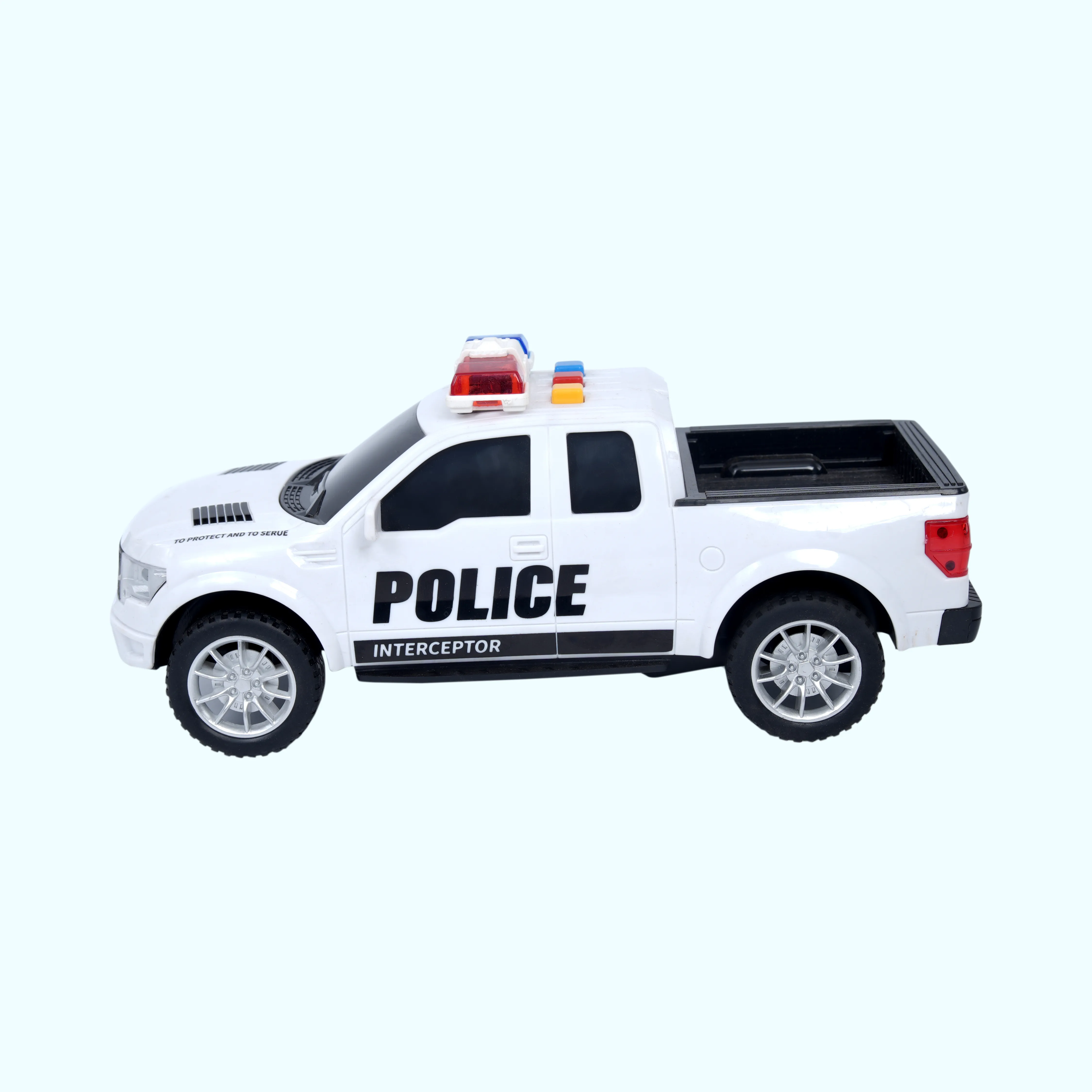 Police Interceptor Toy Pickup Truck for Kids - Image 2