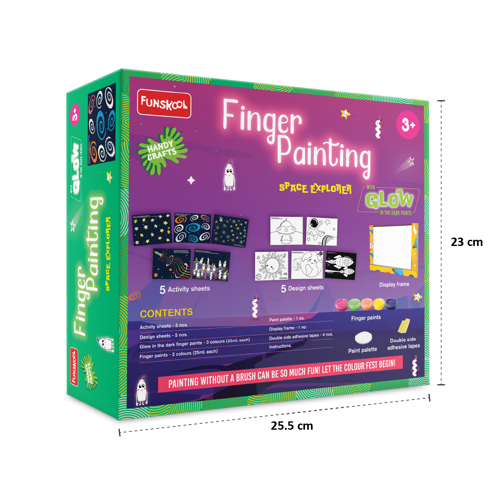 WB Finger Painting Kit � Washable Beginner Art Set for Kids - Image 1