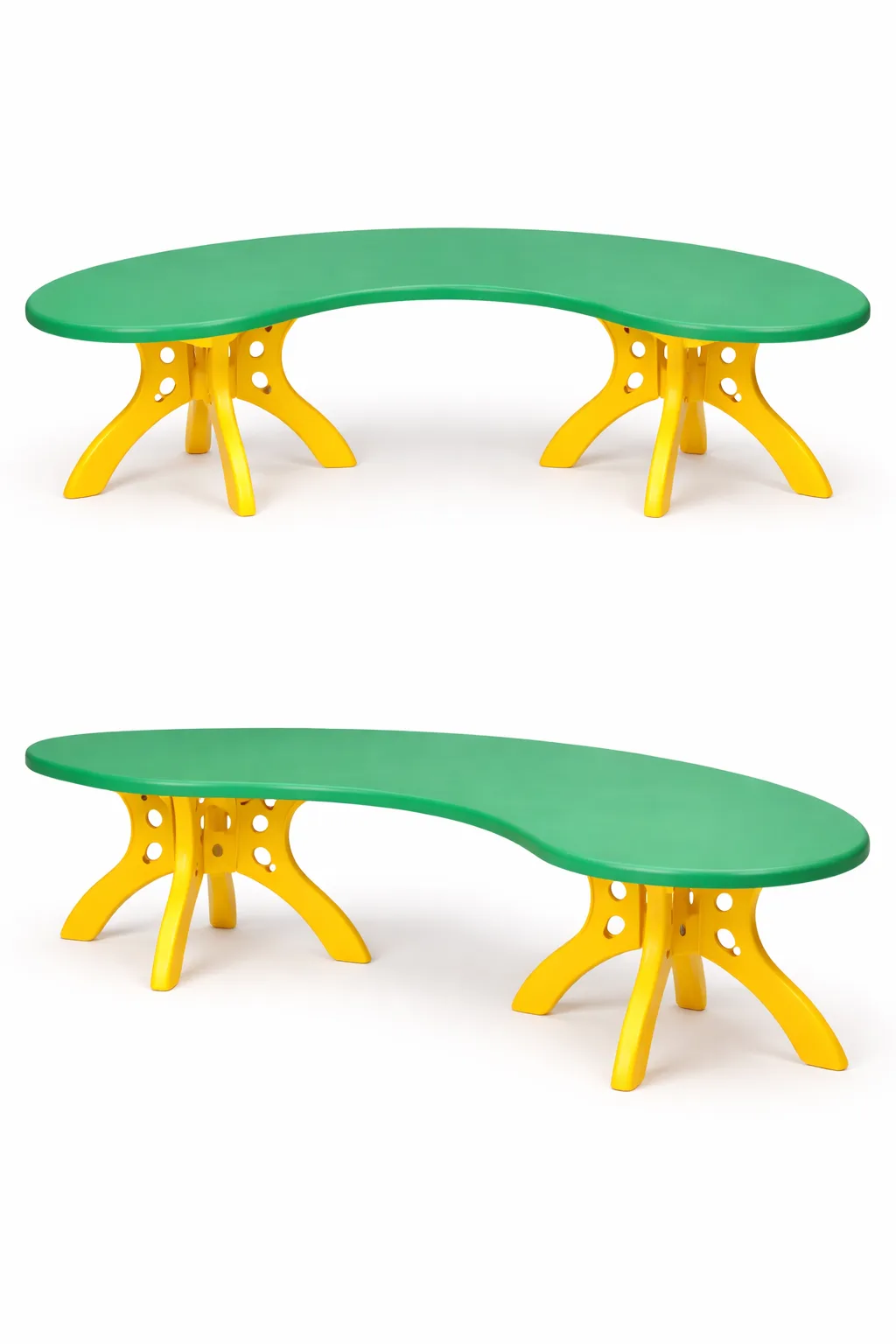Crescent Kids Plastic Table Green | Large Activity & Study Table for Children - Image 2