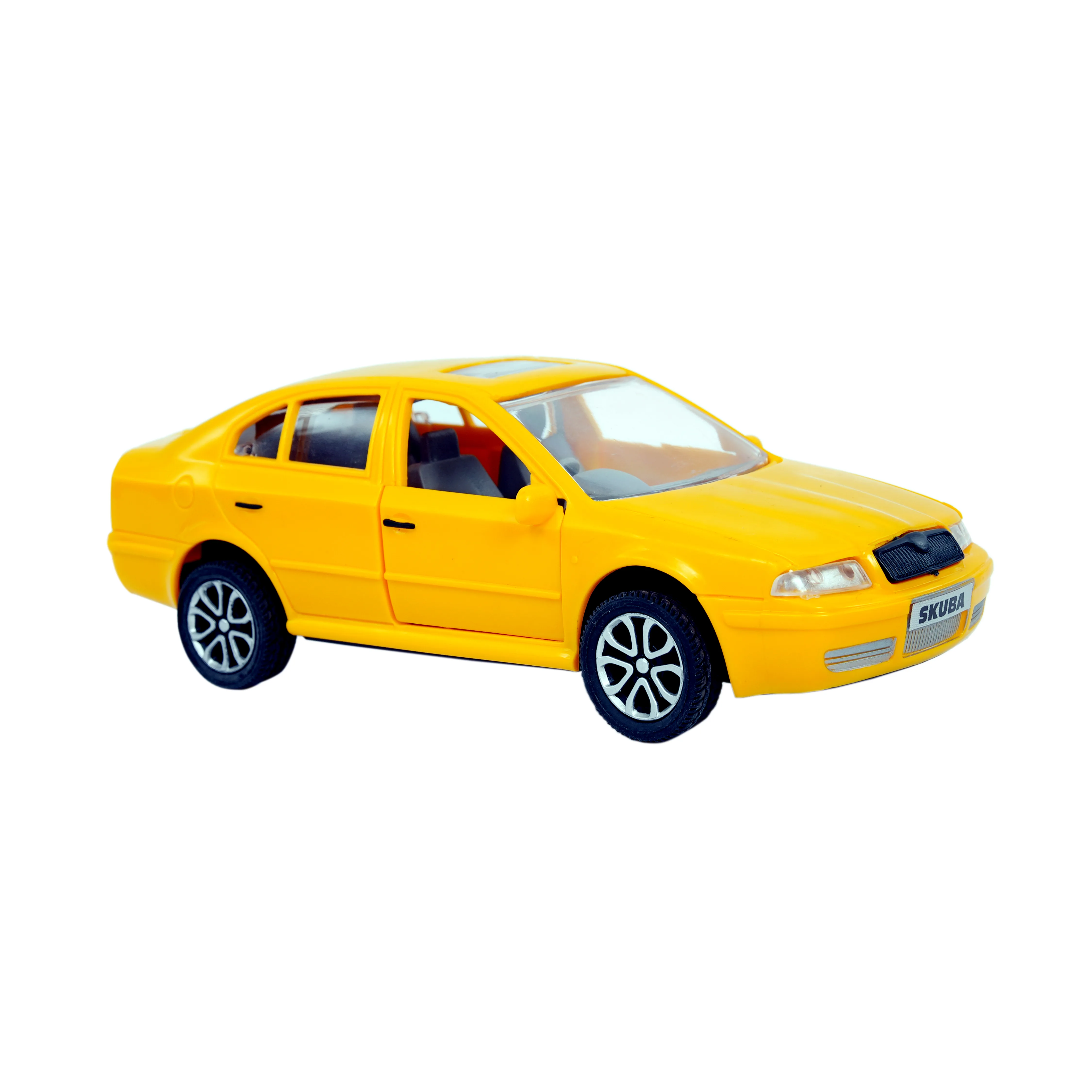 Skuba Yellow Toy Car � Die-Cast Style Pull Back Car for Kids - Image 2