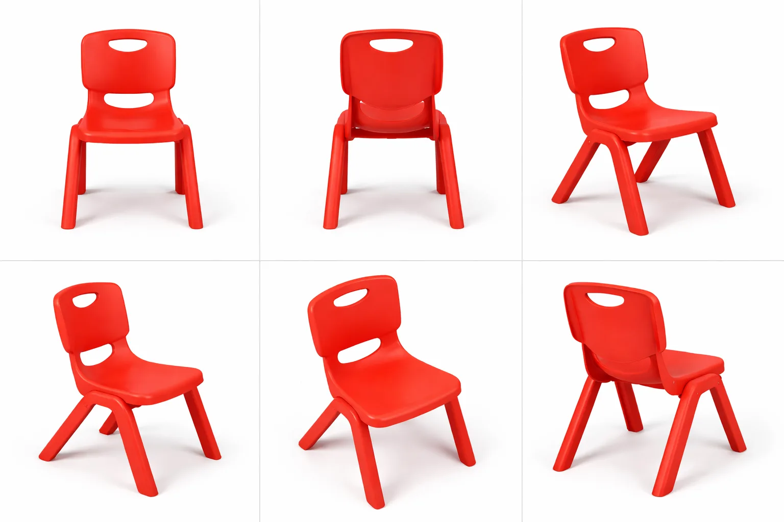 Buddy Plastic Chair for Kids � Red - Image 2